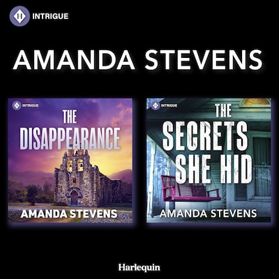 The Secrets She Hid & The Disappearance – omslag til lydbogen af Amanda Stevens