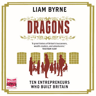 Dragons – omslag til lydbogen af Liam Byrne