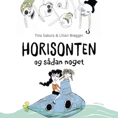 Horisonten og sådan noget – omslag til lydbogen af Tina Sakura Bestle