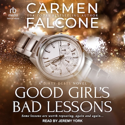 Good Girl’s Bad Lessons – omslag til lydbogen af Carmen Falcone