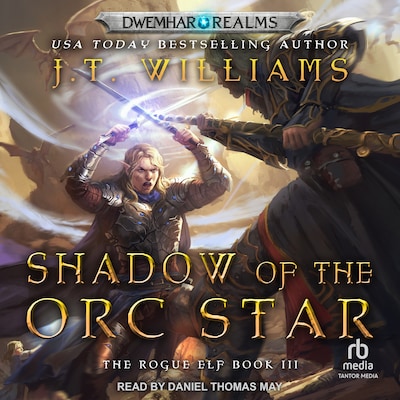 Shadow of the Orc Star – omslag til lydbogen af J.T. Williams