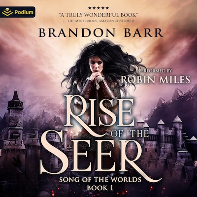 Rise of the Seer – omslag til lydbogen af Brandon Barr
