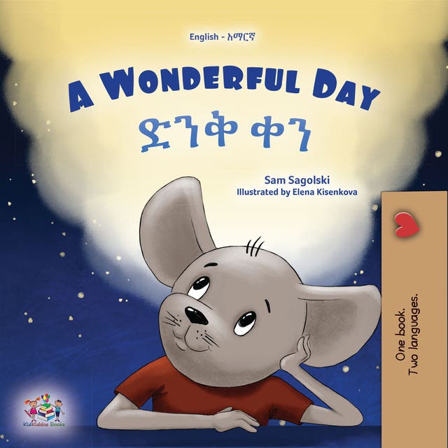 A Wonderful Day ድንቅ ቀን – omslag til lydbogen af Sam Sagolski