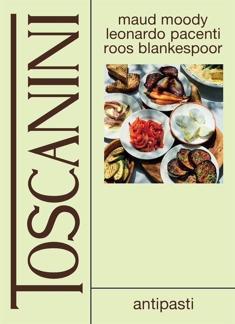 Toscanini: antipasti – omslag van het luisterboek van Maud Moody