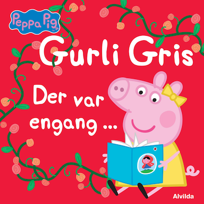 Gurli Gris - Der var engang ... – omslag til lydbogen af Gurli Gris