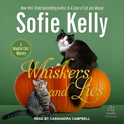 Whiskers and Lies – omslag til lydbogen af Sofie Kelly