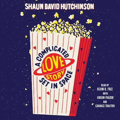 A Complicated Love Story Set in Space – omslag til lydbogen af Shaun David Hutchinson