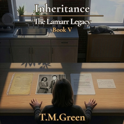 Inheritance – omslag till ljudboken av T.M. Green