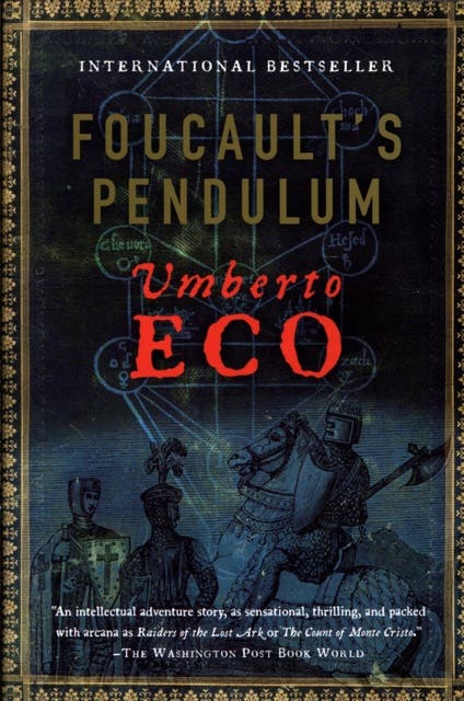 Foucault's Pendulum – omslag til lydbogen af Umberto Eco