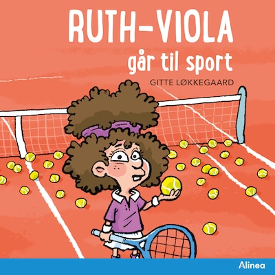 Ruth-Viola går til sport – omslag til lydbogen af Gitte Løkkegaard