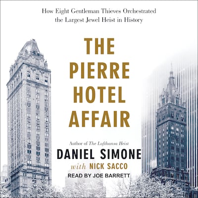 The Pierre Hotel Affair – omslag til lydbogen af Daniel Simone, Nick Sacco