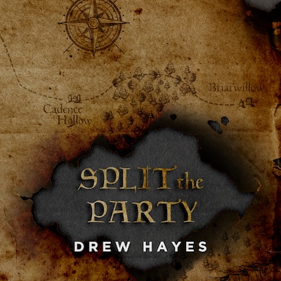 Split the Party – omslag til lydbogen af Drew Hayes