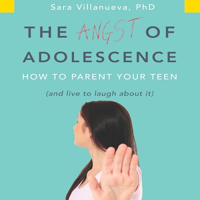 The Angst Adolescence – omslag til lydbogen af Sara Villanueva
