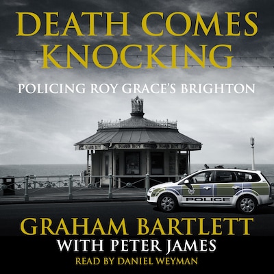 Death Comes Knocking – omslag til lydbogen af Graham Bartlett, Peter James