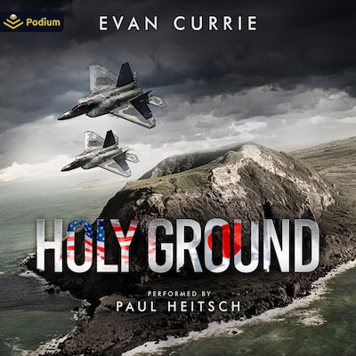 Holy Ground – omslag til lydbogen af Evan Currie