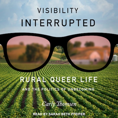 Visibility Interrupted – omslag til lydbogen af Carly Thomsen