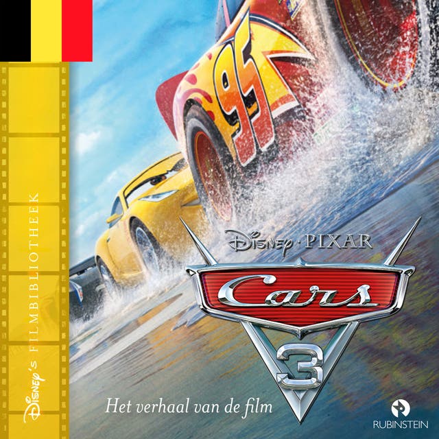 Cars 3: het verhaal van de film – omslag van het luisterboek van Disney Pixar