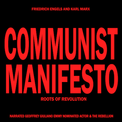 Communist Manifesto – omslag til lydbogen af Karl Marx, Friedrich Engels
