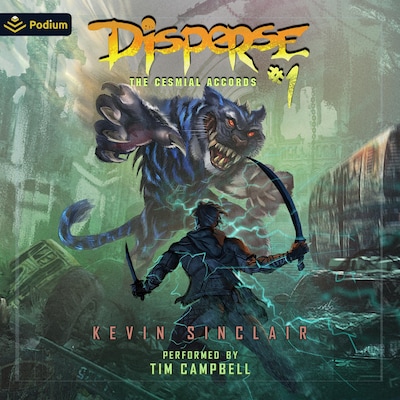 Disperse – omslag til lydbogen af Kevin Sinclair