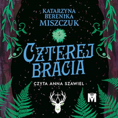 Czterej bracia – okładka audiobooka, autor Katarzyna Berenika Miszczuk