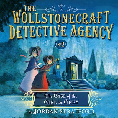 The Case of the Girl in Grey – omslag til lydbogen af Jordan Stratford