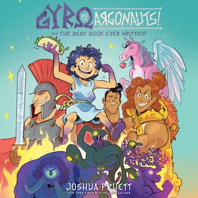 Gyro and the Argonauts! aka the BEST BOOK EVER WRITTEN* – omslag til lydbogen af Joshua Pruett