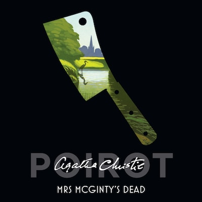 Mrs McGinty’s Dead – omslag til lydbogen af Agatha Christie