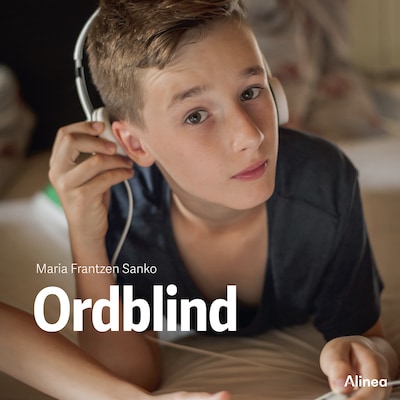 Ordblind, Rød Fagklub – omslag til lydbogen af Maria Frantzen Sanko