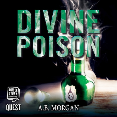 Divine Poison – omslag til lydbogen af A.B. Morgan