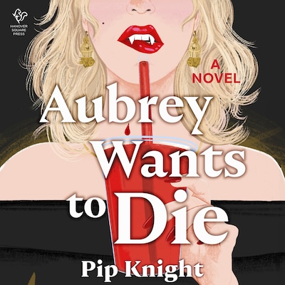 Aubrey Wants to Die – omslag til lydbogen af Pip Knight