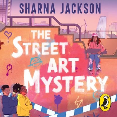 The Street Art Mystery – omslag til lydbogen af Sharna Jackson