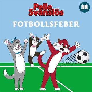 Fotbollsfeber – omslag till ljudboken av Embla Sue Panova