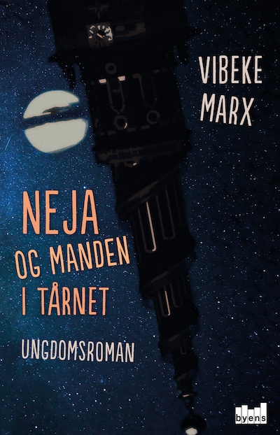 Neja og manden i tårnet – omslag til lydbogen af Vibeke Marx