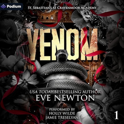 Venom – omslag til lydbogen af Eve Newton