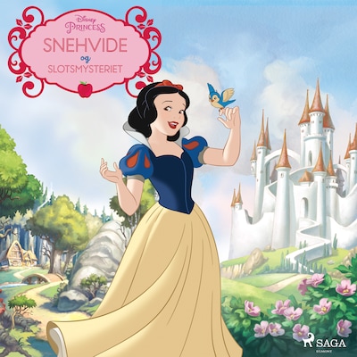 Snehvide - Snehvide og slotsmysteriet – omslag til lydbogen af Disney