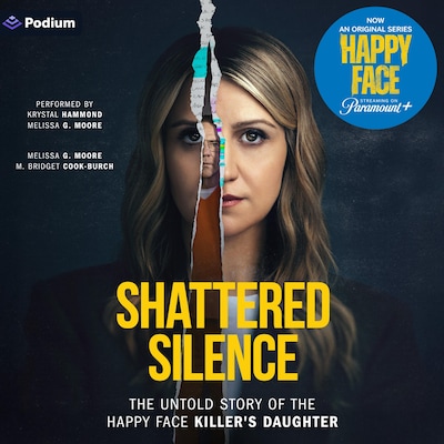 Shattered Silence – omslag til lydbogen af Melissa G. Moore, M. Bridget Cook-Burch
