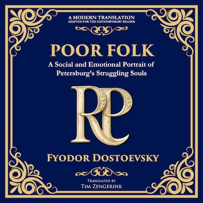 Poor Folk – omslag til lydbogen af Fyodor Dostoevsky, Tim Zengerink