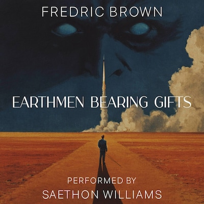 Earthmen Bearing Gifts – omslag til lydbogen af Fredric Brown