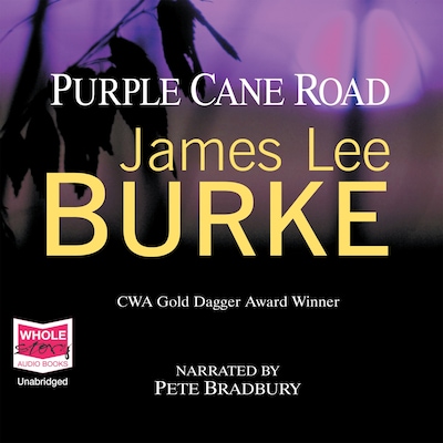 Purple Cane Road – omslag til lydbogen af James Lee Burke