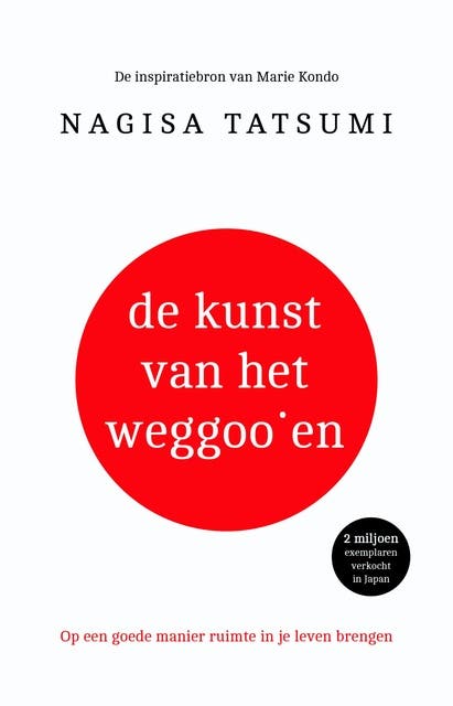 De kunst van het weggooien: op een goede manier ruimte in je leven brengen – omslag van het luisterboek van Nagisa Tatsumi