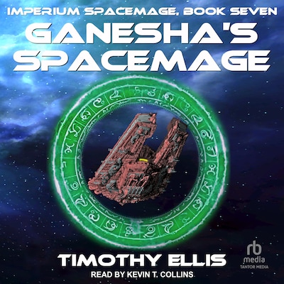 Ganesha's Spacemage – omslag til lydbogen af Timothy Ellis