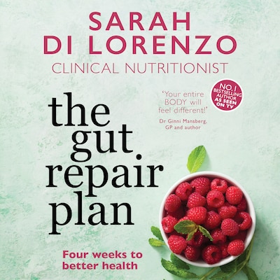 The Gut Repair Plan – omslag til lydbogen af Sarah Di Lorenzo
