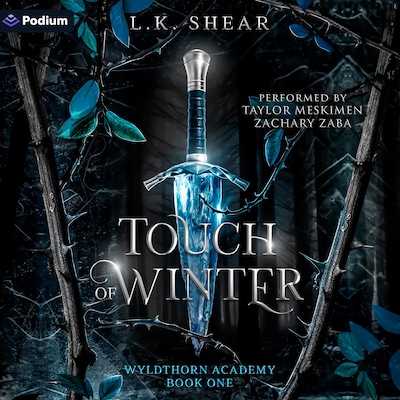 Touch of Winter – omslag til lydbogen af L.K. Shear