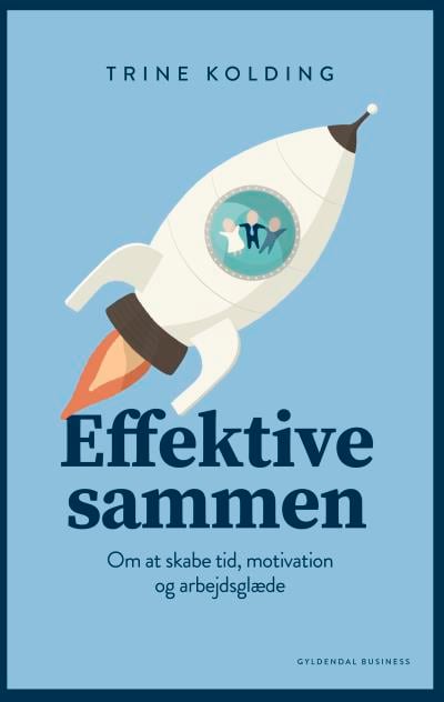 Effektive sammen – omslag til lydbogen af Trine Kolding