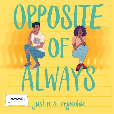 Opposite of Always – omslag til lydbogen af Justin A. Reynolds