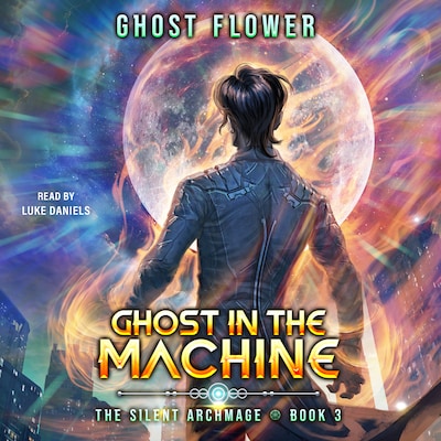 Ghost in the Machine – omslag til lydbogen af Ghost Flower