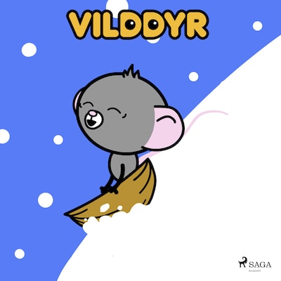 Vilddyr 12 - Kælketur – omslag til lydbogen af Malene Vilstrup, Trylle Vilstrup