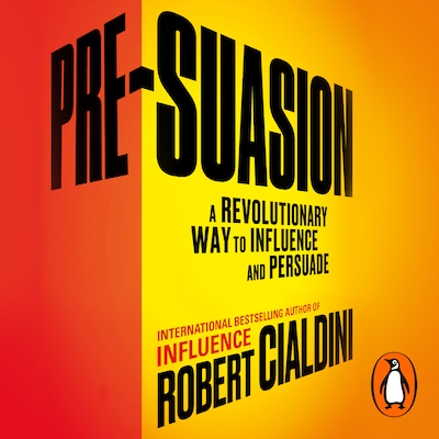 Pre-Suasion – omslag til lydbogen af Robert Cialdini