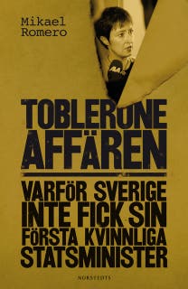 Tobleroneaffären – omslag till ljudboken av Mikael Romero