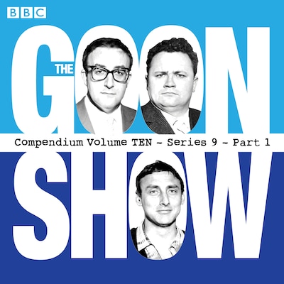 The Goon Show Compendium Volume 10: Series 9, Part 1 – omslag til lydbogen af Spike Milligan